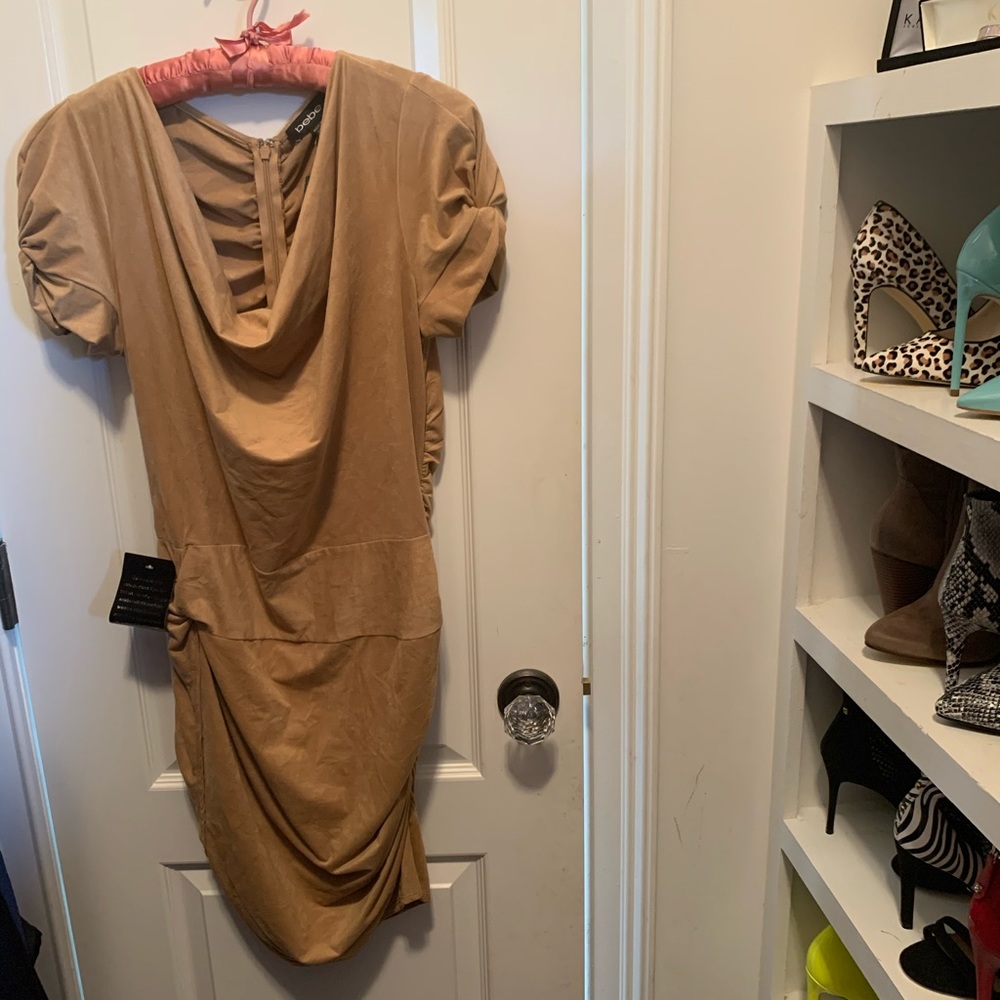 Bebe Microsuede Dress